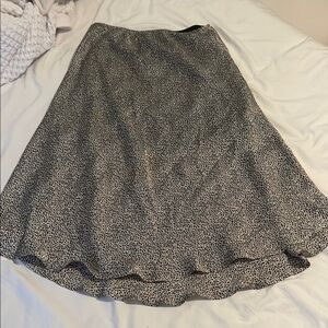 Sienna Sky Black Midi A-Line Skirt